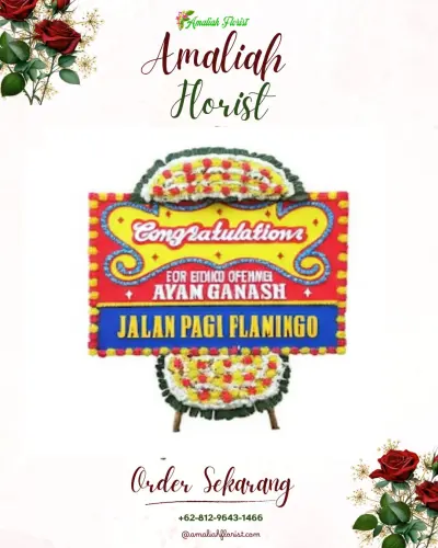Bunga Papan Congratulation di Leuwisadeng